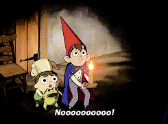 haiku-robot:overthegardenwallgifs:‘’Come out before it is too...