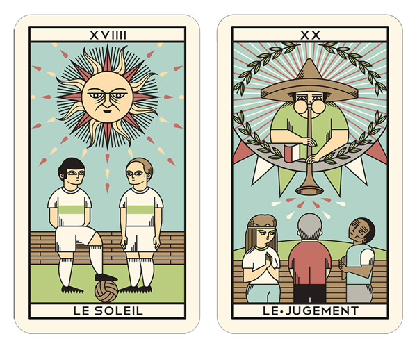 Predicting the future, one match at a time Clairvoyants have been trying to predict the future with tarot cards for centuries, but this might be the first deck specifically created with football in mind. Want to know if your team will win a match?...