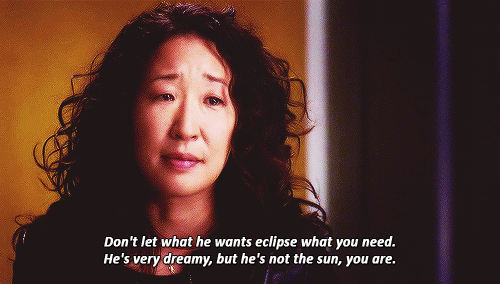 freed0mforest - Wise words of doctor Christina yang
