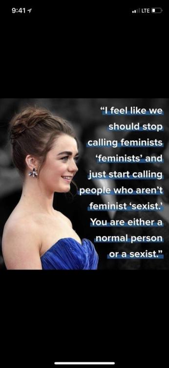 0maisiewilliams0 - Quote by Maisie on feminism. Found on another...