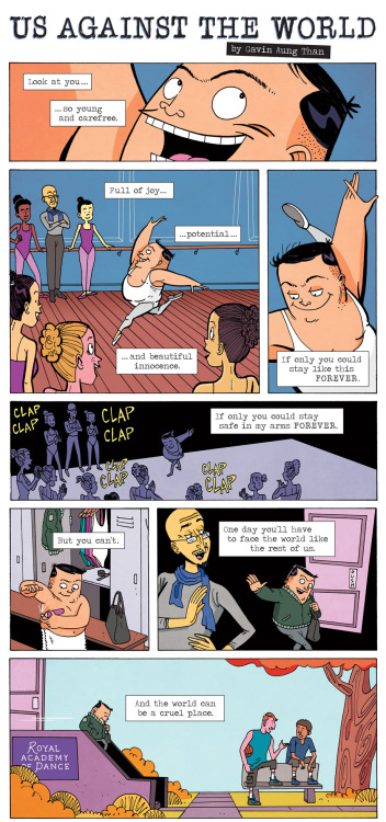 zenpencils:US AGAINST THE WORLD by Gavin Aung ThanThis is the...