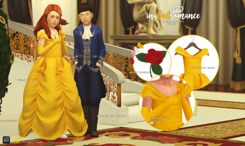 inabadromance - Beauty & the Beast - mini set.Made with...