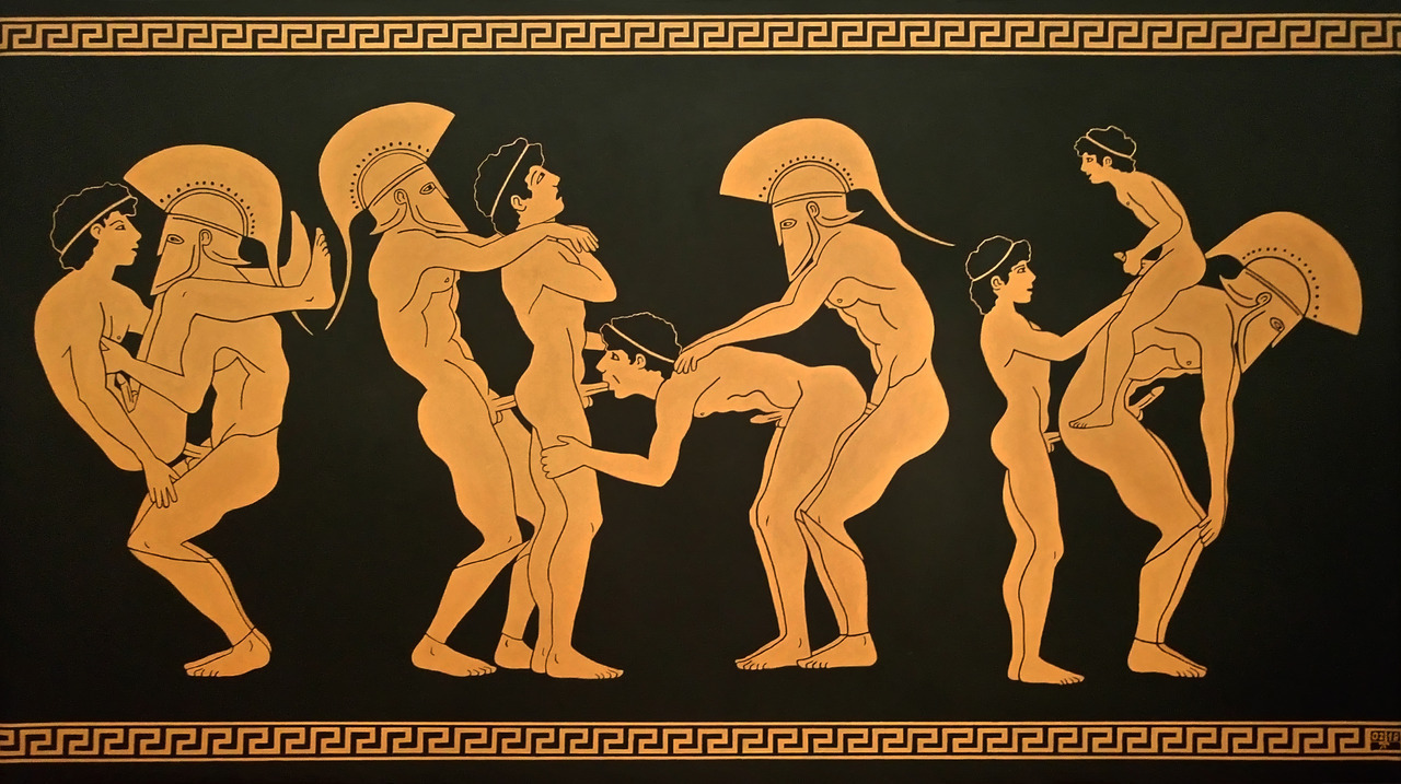 Ancient gay orgy