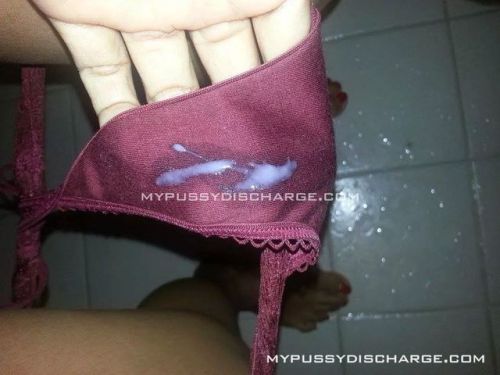 mypussydischarge - Asian stuffing panties and licking her...