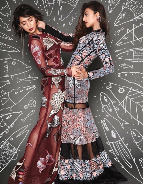 cinescans - Radhika Apte and Sayani Gupta— Vogue, August 2016
