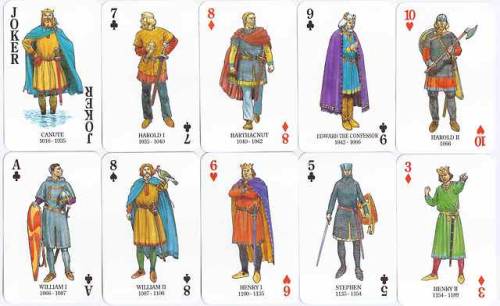 lordansketil - English Kings and Queens as Playing Cards