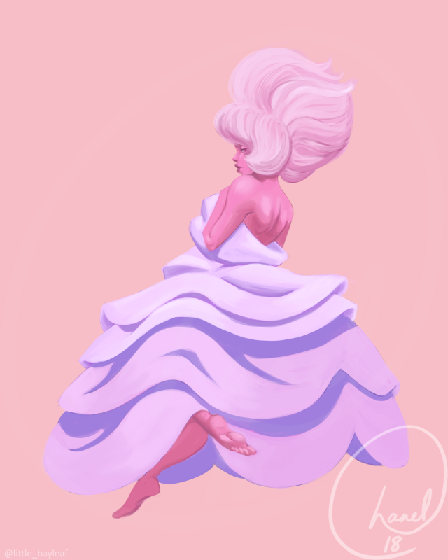 Pink in Rose’s dress