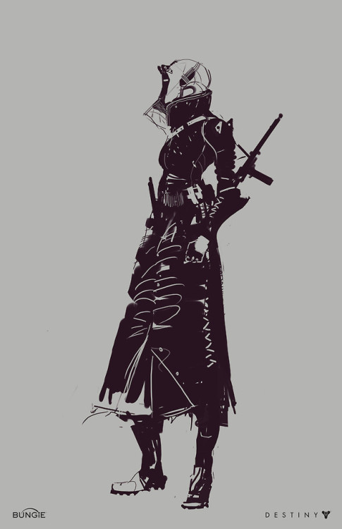 thecollectibles:Destiny 2 concept drawings byRyan DeMita