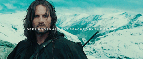 definitelyoneoftheguys:This is no mere ranger. He is Aragorn...