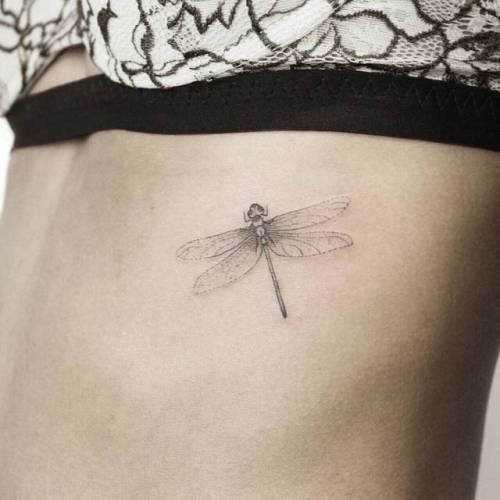 By Mariloillustration, done in Girona. http://ttoo.co/p/33477 insect;small;single needle;dragonfly;animal;rib;tiny;ifttt;little;mariloalonso;illustrative