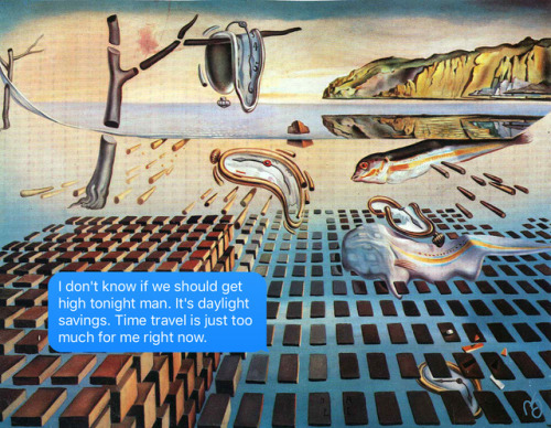 ifpaintingscouldtext - Salvador Dali | The Disintegration of the...