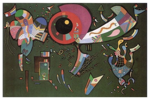 artist-kandinsky - Around the circleMedium - oil,canvas