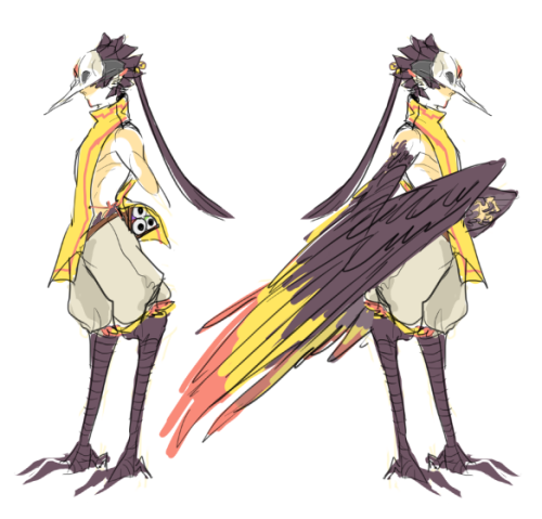 nonis - Alva, the messenger harpy.Some doodles of his new...
