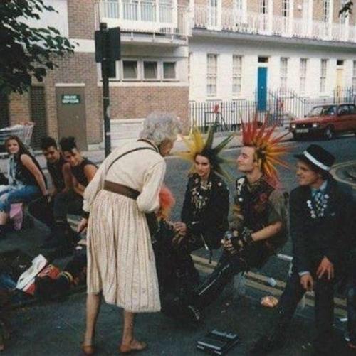 aiiaiiiyo - A generational exchange, London, Kings Road, 1982....