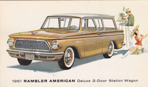 americancarsguide - 1961 Rambler American 2-door Station...