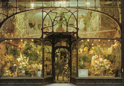 appleflesh - Flower-shop, Brussels, designed by Paul Hankar, 19th...