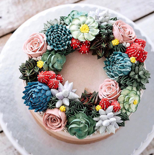 bibidebabideboo - (Succulent Cakes By Ivenoven Will Make Every...