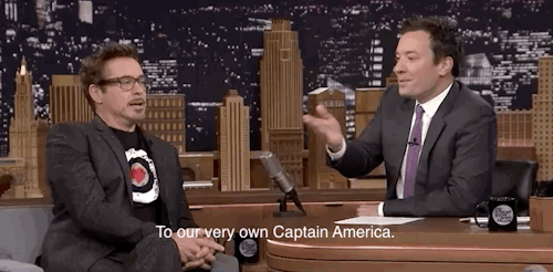 nasafic - Tony Stark on the Tonight Show (superhusbands au)pt 1