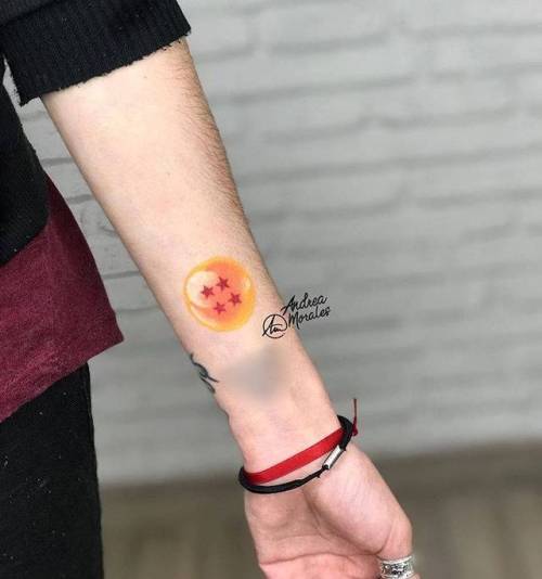 Tattoo tagged with: dragon ball z, small, andreamorales, tiny, tv series,  cartoon, ifttt, little, inner forearm 