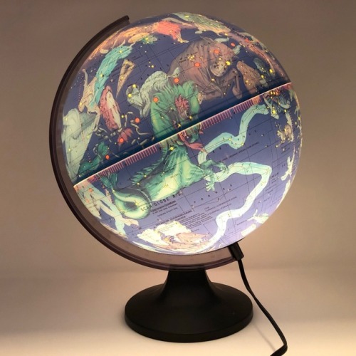 sosuperawesome - Vintage Celestial Globe Night Light, Steampunk...