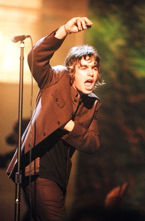reluctant-martyrs - Liam Gallagher of Oasis at the MTV Video...