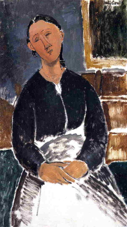 expressionism-art - Serving Woman (also known as La Fantesca)...
