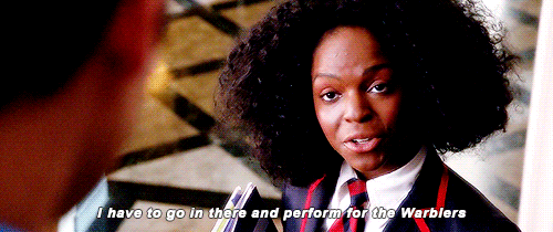dailyglee-gifs - “The Warbler Council has decided to let you come...