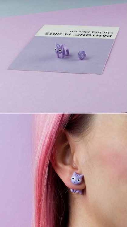culturenlifestyle - Adorable Cat Polymer Clay Earrings Inspired...