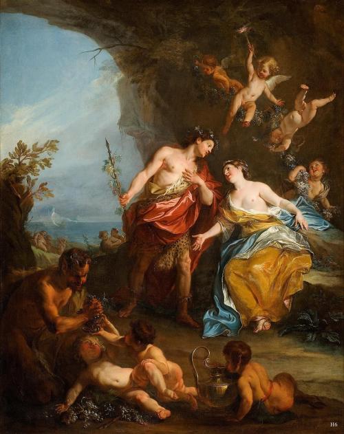 hadrian6:Ariadne in Naxos.  1725.Jean Francois de Troy. French...