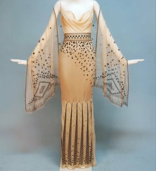 historicalgarments1 - Jeanne Lanvin chiffon evening dress, I...