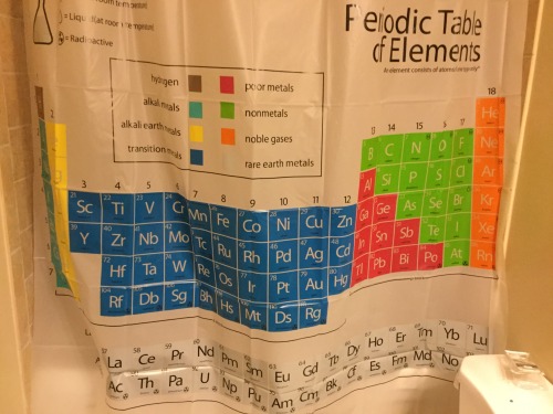 Total geek moment, but I just got THE best shower curtain.