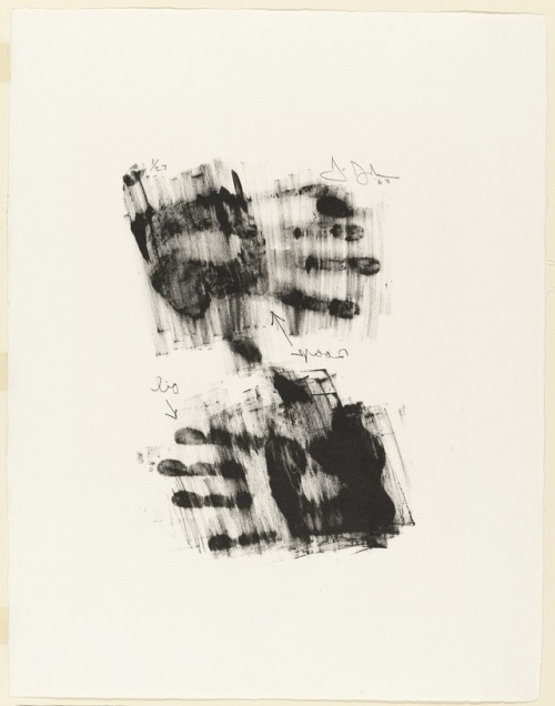 paintedout - Jasper Johns, Hands, 1963