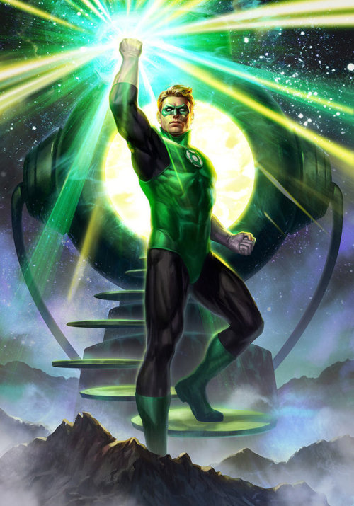 gotham-at-nightfall - Green Lantern by AlexPascenko
