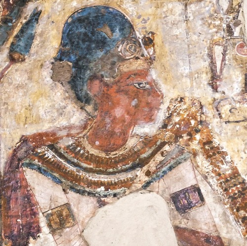 tiny-librarian - Detail of a wall painting in the tomb of...