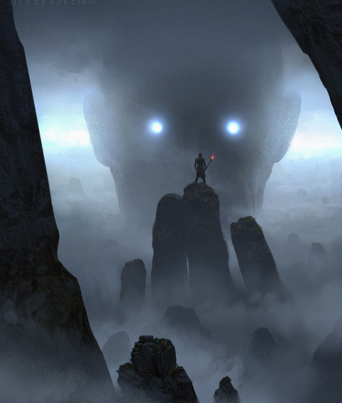 cinemagorgeous - Strange Mountain by artist Jacob Duncan.