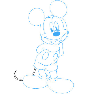 Langkah Menggambar Mickey Mouse Sunshine Okey Jadilah Gambar Lucu Imut