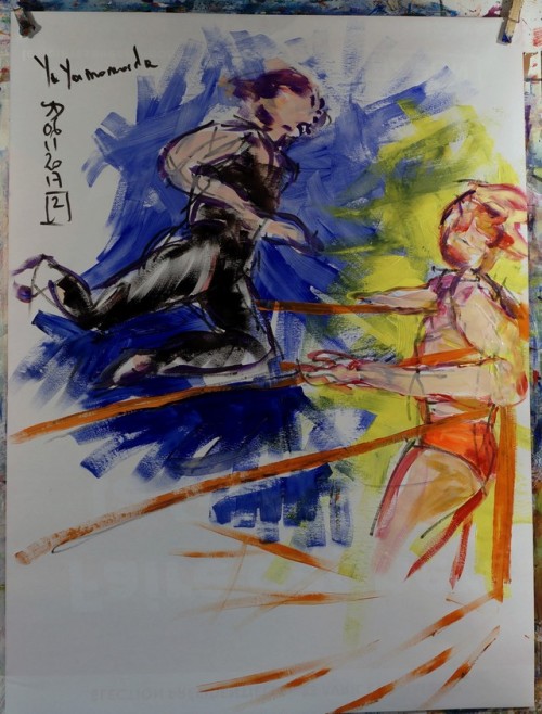 peintre-stephane - yes man can fly  - )painted from a @yayamamada...