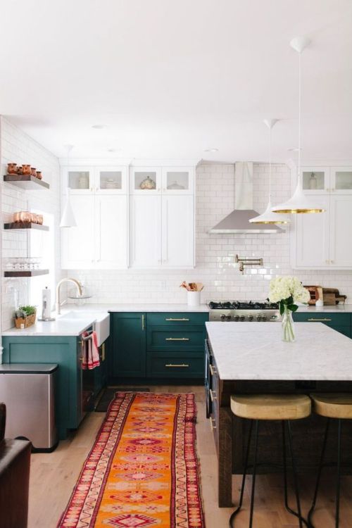 interior-design-home - Kitchen Trends - Emerald as the new navy.