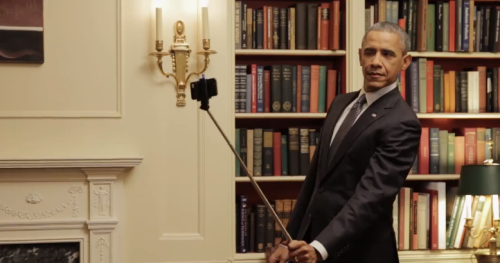 blazepress - Presidential selfie stick.