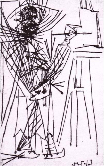 expressionism-art - Niko Pirosmani, 1972, Pablo Picasso