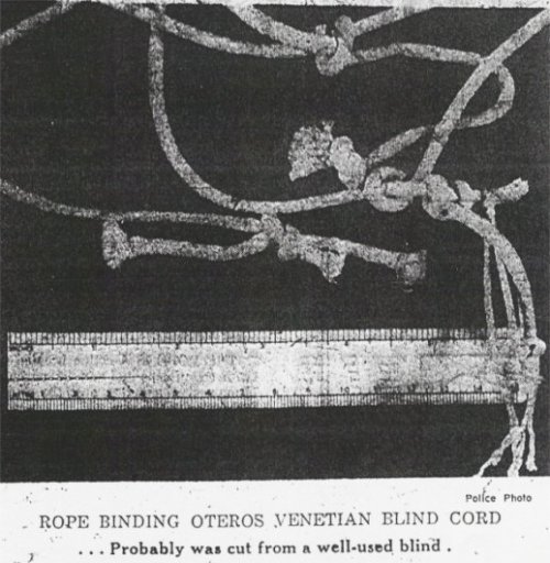 infinity–land - The cords used by BTK killer Dennis Rader in the...