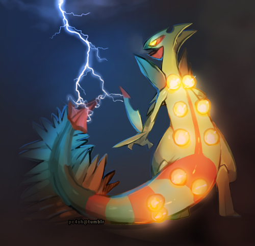 pc4sh - doodle of my friend’s theory; Mega Sceptile seeds would...
