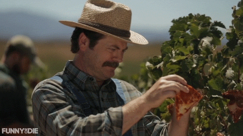 tastefullyoffensive - Video - Nick Offerman Shows Off His Pizza...