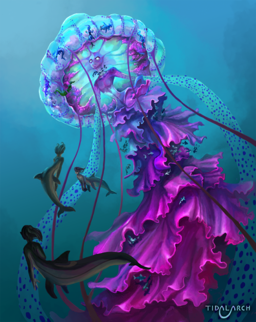 Ok, here is my other Mermay. Another chapter illustration done - ...