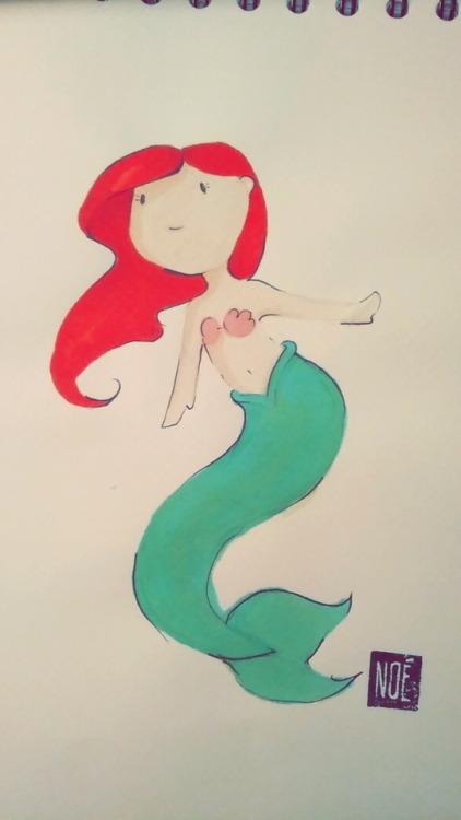 legodas - a little drawing of the little mermaid.