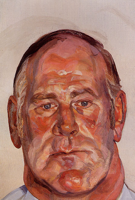 expressionism-art - Head of the Big Man, 1975, Lucian Freud...