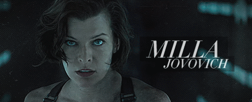 spiderliliez - Milla Jovovich (as Alice)Excerpts from, RESIDENT...