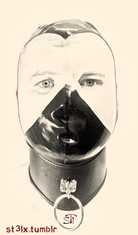 another b/w shoot with latex mask