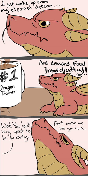julietasaurus-rex - Pedro the Dragon.Calm down. Eat a donut.