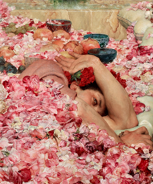 marcuscrassus - Lawrence Alma-Tadema - The Roses of Heliogabalus...
